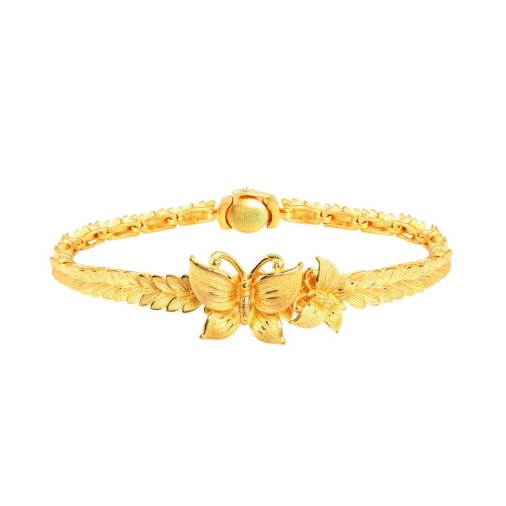 111L4307-18-Prima-24K-Pure-Gold-Butterfly-Bracelet