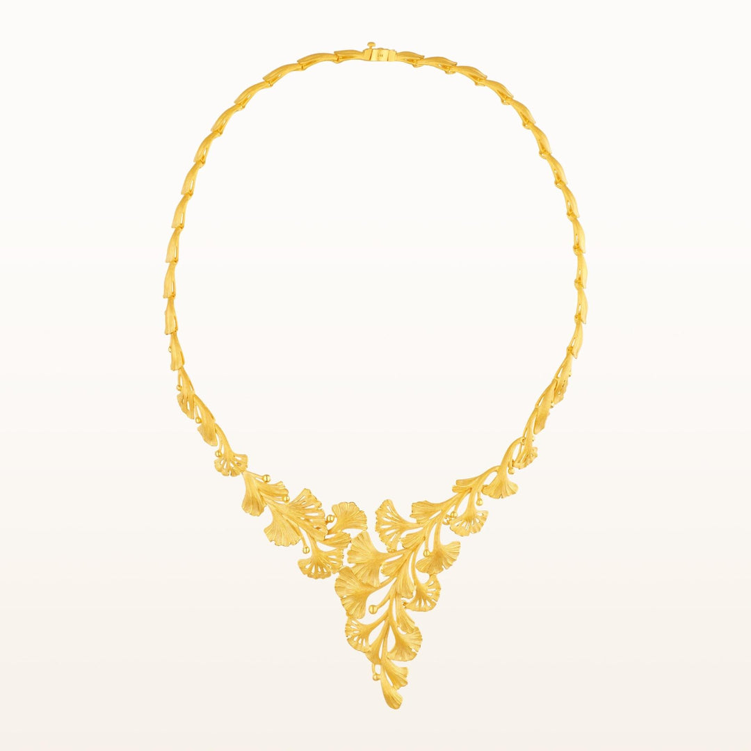 111N2916-Prima-24K-Pure-Gold-Gingko-Necklace