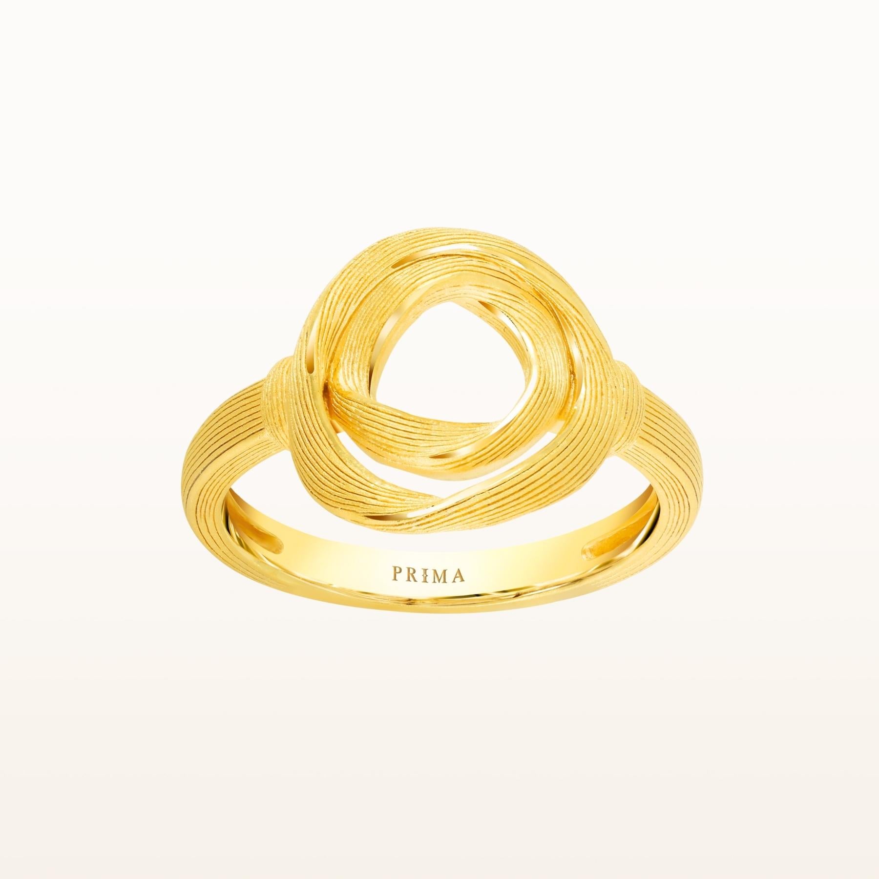 24K Pure Gold Ring: Circle Design – Prima Gold Official