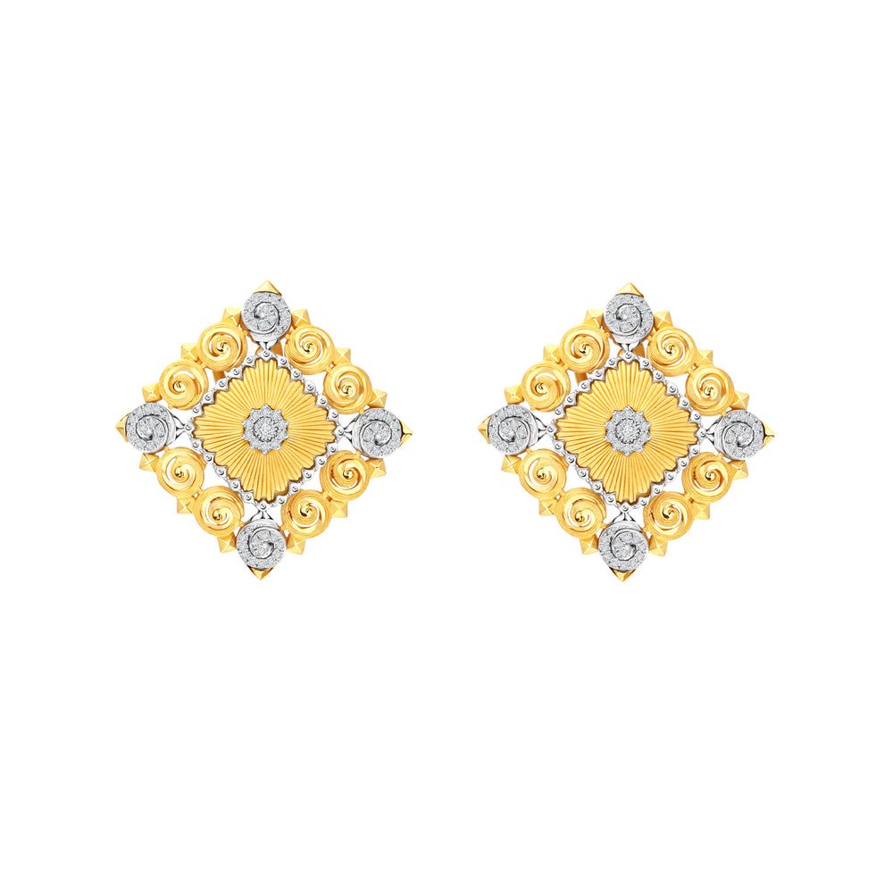 113E0092-24K-Pure-Gold-Gemstone-Siam-Panarai-Earrings