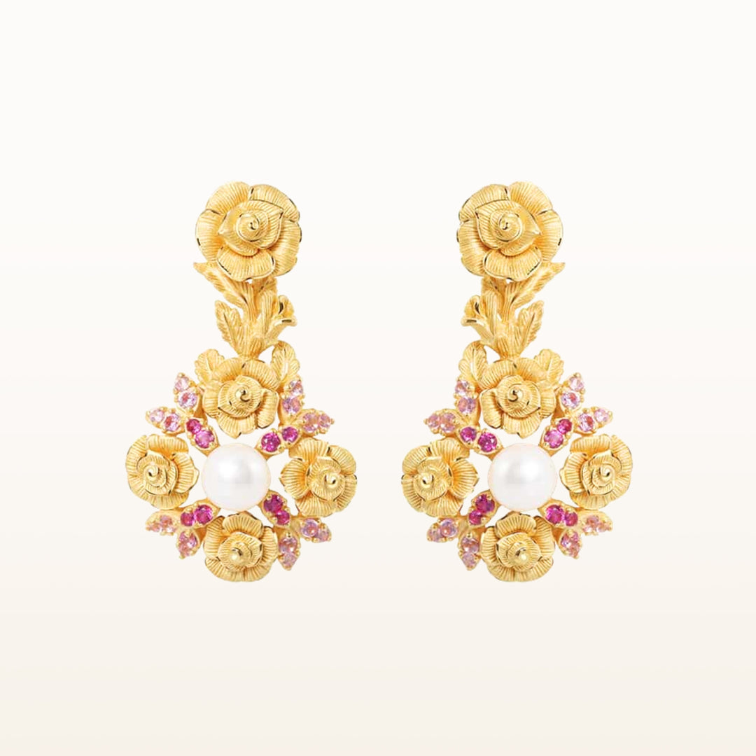 165E0807-18-Prima-24K-Pure-Gold-Rose-Earrings