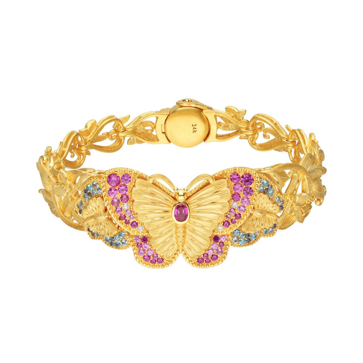 165L0453-Prima-24K-Pure-Gold-Butterfly-Bracelet