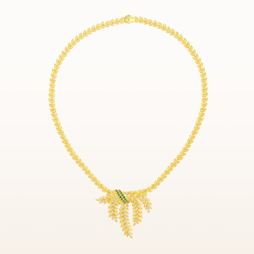 165N0585-Prima-24K-Pure-Gold-Ruang-Khaow-Necklace
