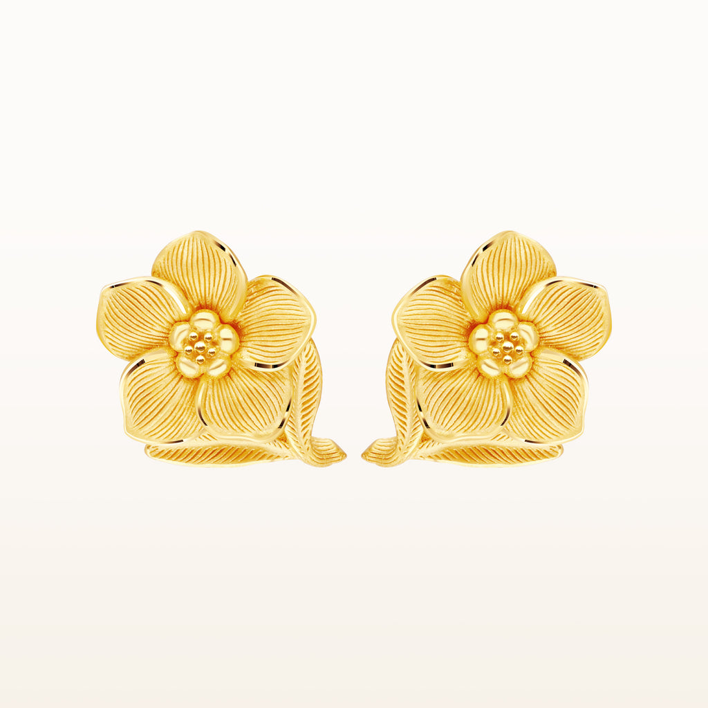 [GET ME BLING] 韓国☆Pure Flower Earrings GET ME BLING] 韓国☆Pure Flower Earrings (GET ME BLING