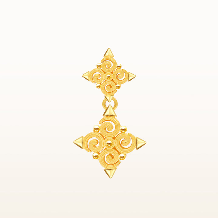 24K Pure Gold Pendant:Siam Panarai Collection