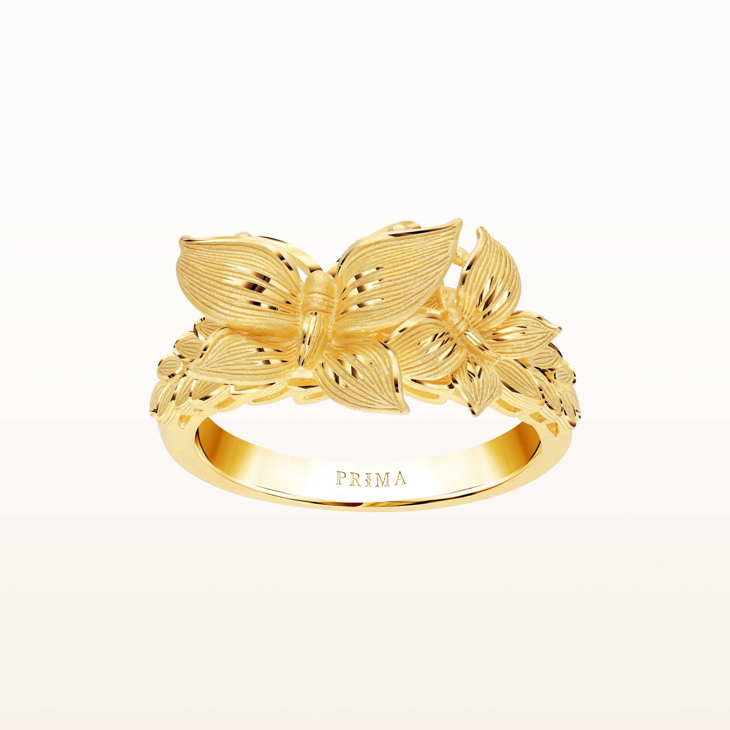 Gem O Sparkle 925 Sterling Silver Butterfly Ring | Gold Finish | Rings  Gifts For Women - Gem O Sparkle