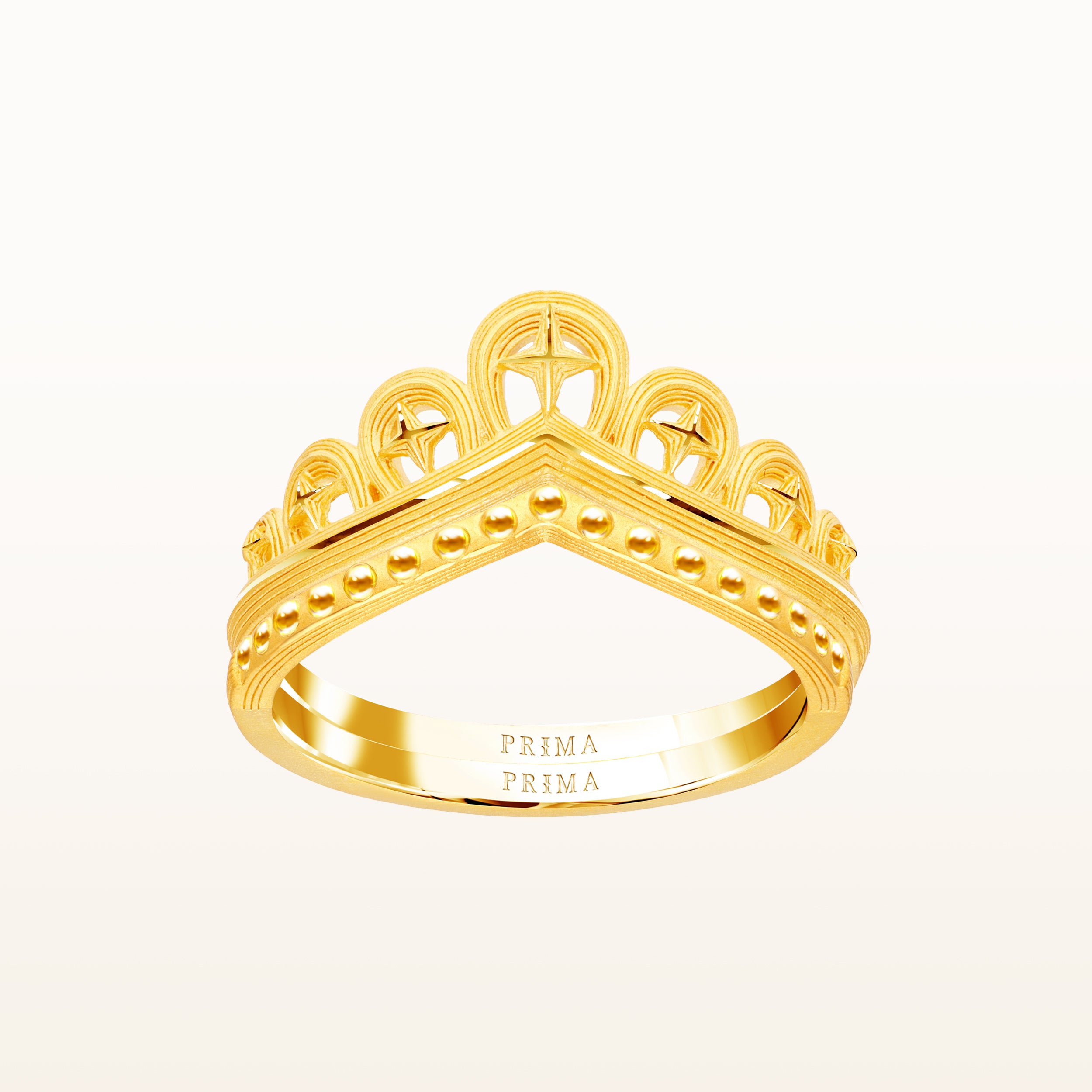 9ct gold on sale crown ring