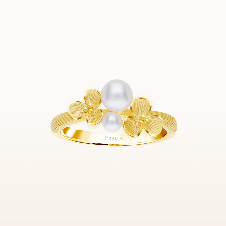 24K Pure Gold Ring: Dewy collection