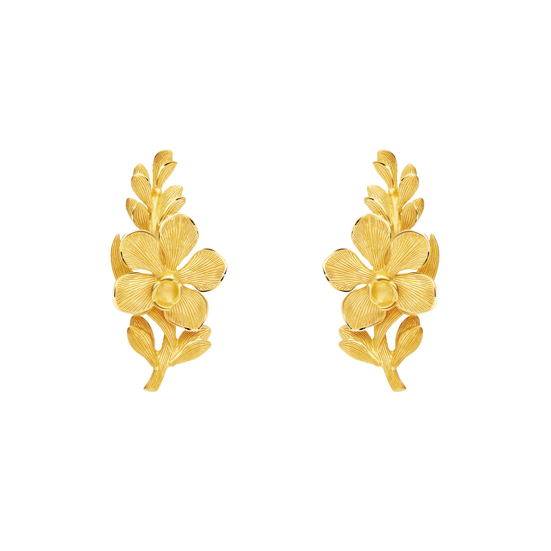 111E3844-24K-Pure-Gold-Vanda-Orchid-Earrings