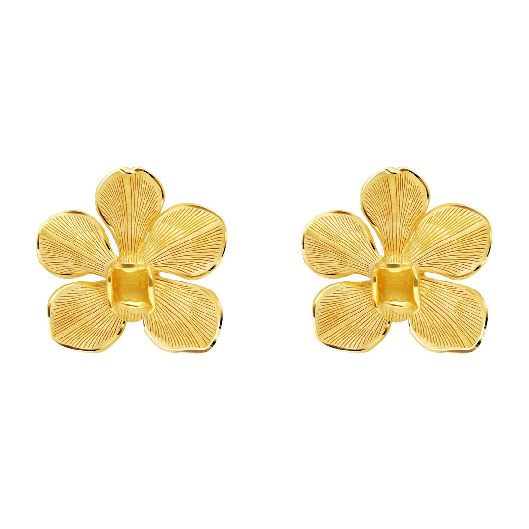 111E3849-24K-Pure-Gold-Vanda-Orchid-Earrings