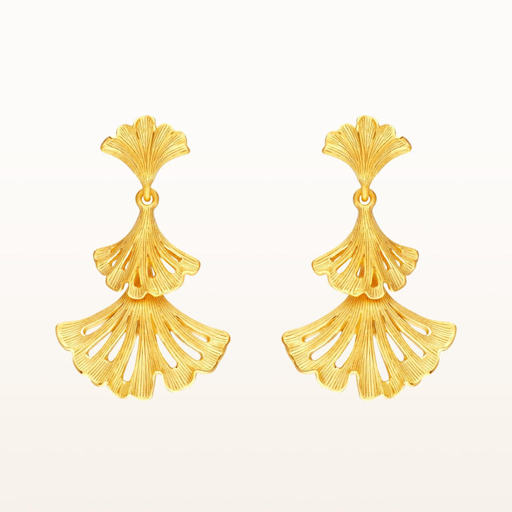 111E3967-Prima-24K-Pure-Gold-Gingko-Earrings