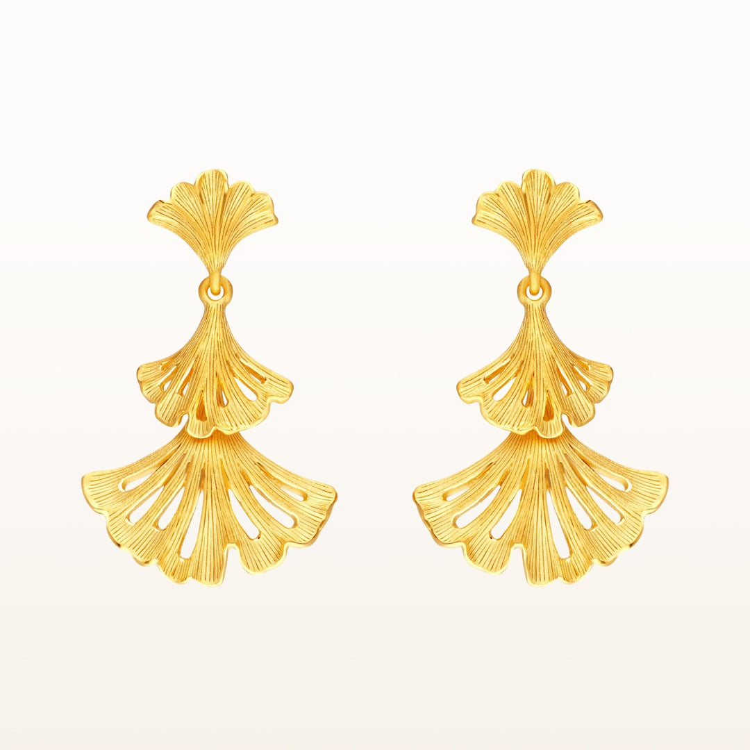111E3967-Prima-24K-Pure-Gold-Gingko-Earrings