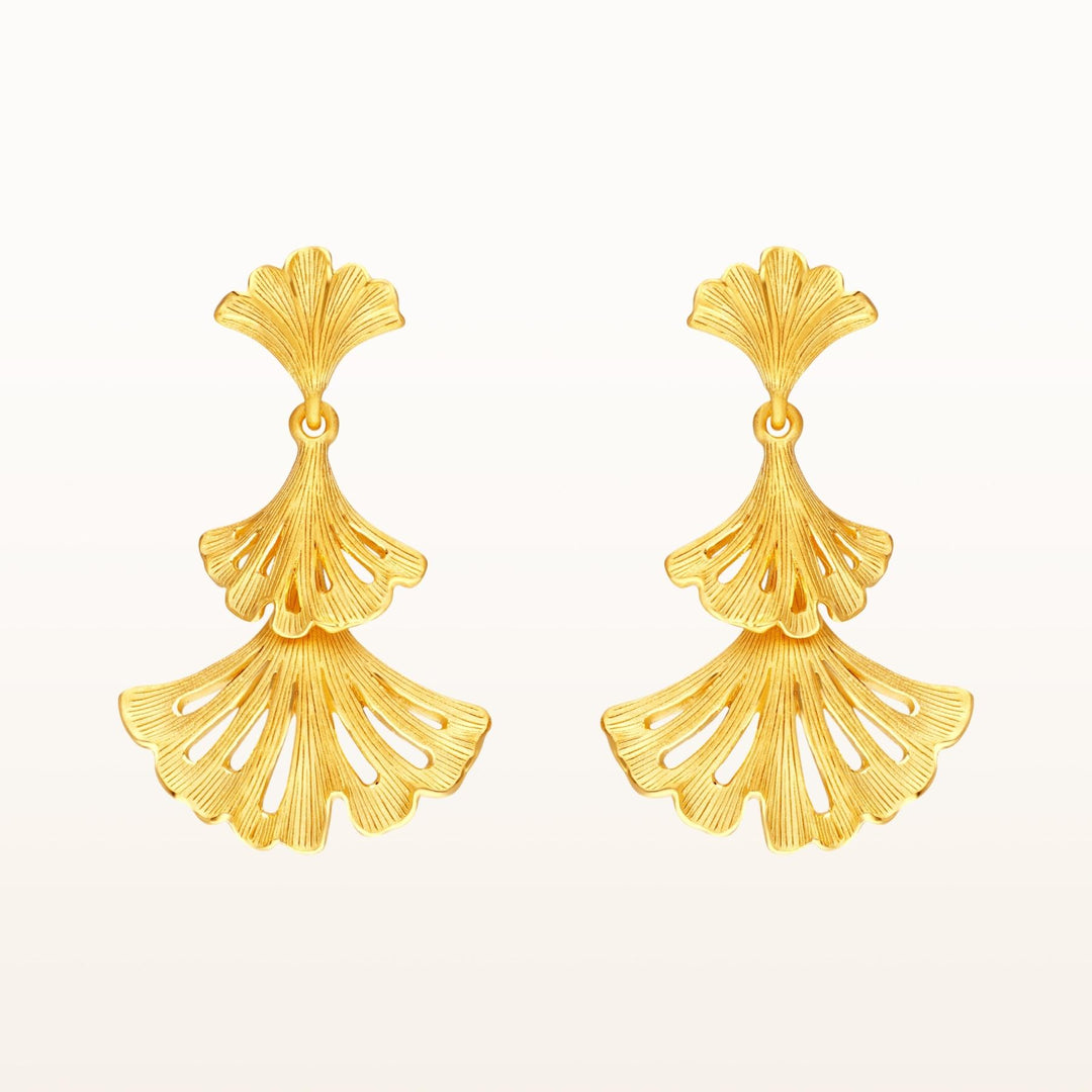 111E3967-Prima-24K-Pure-Gold-Gingko-Earrings