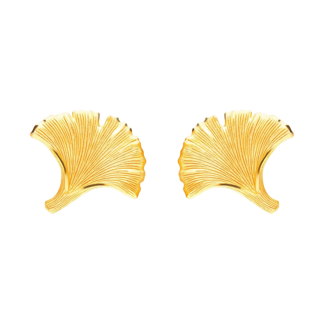 111E3976-Prima-24K-Pure-Gold-Gingko-Earrings