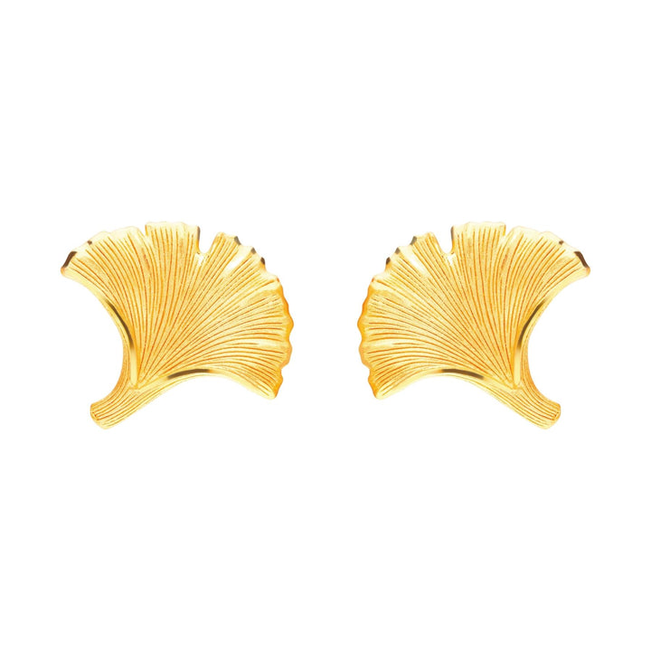 111E3976-Prima-24K-Pure-Gold-Gingko-Earrings