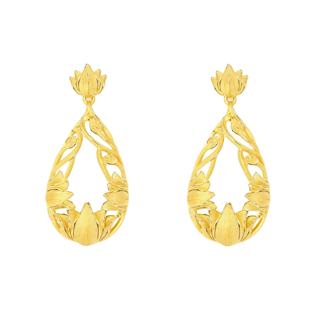 111E4022-Prima-24K-Pure-Gold-Lotus-Earrings
