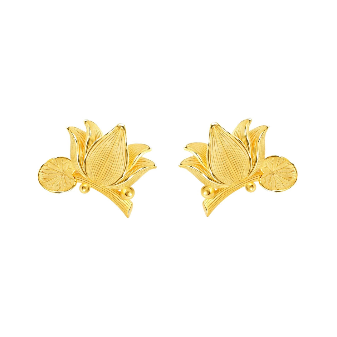 111E4025-Prima-24K-Pure-Gold-Lotus-Earrings