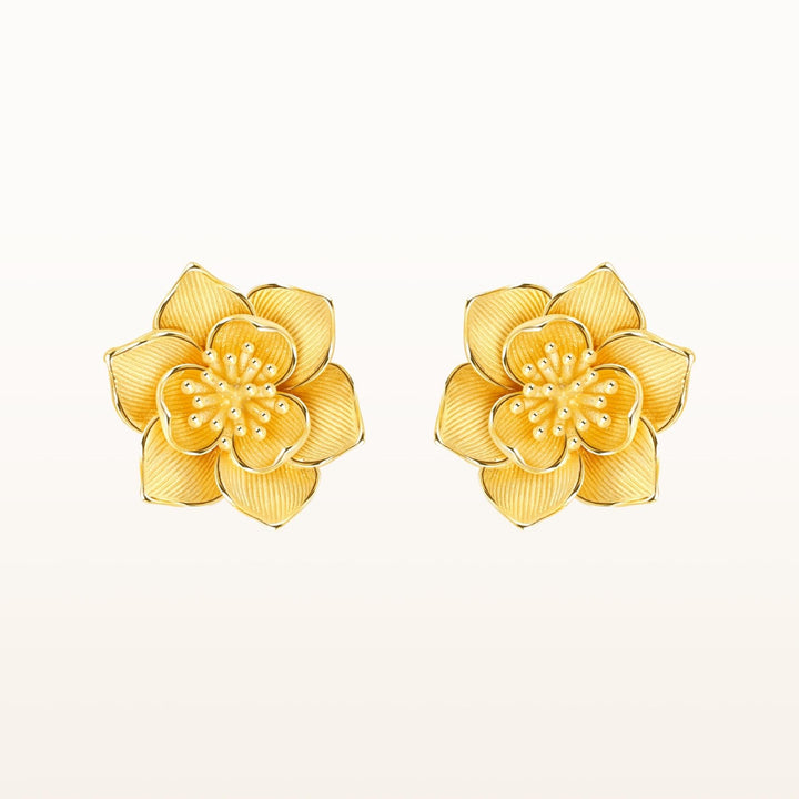 111E4130-Prima-24K-Pure-Gold-Magnolia-Earrings