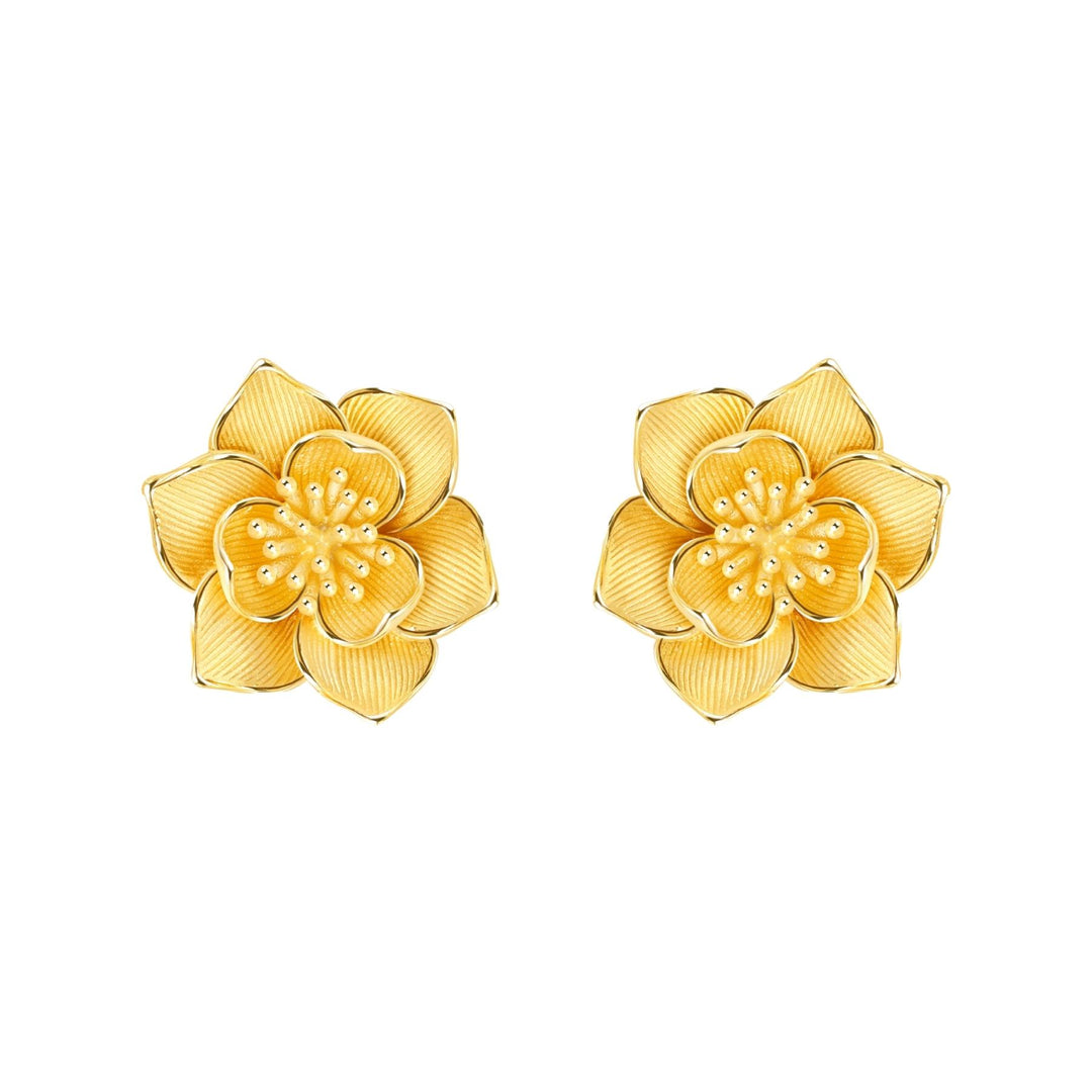111E4130-Prima-24K-Pure-Gold-Magnolia-Earrings