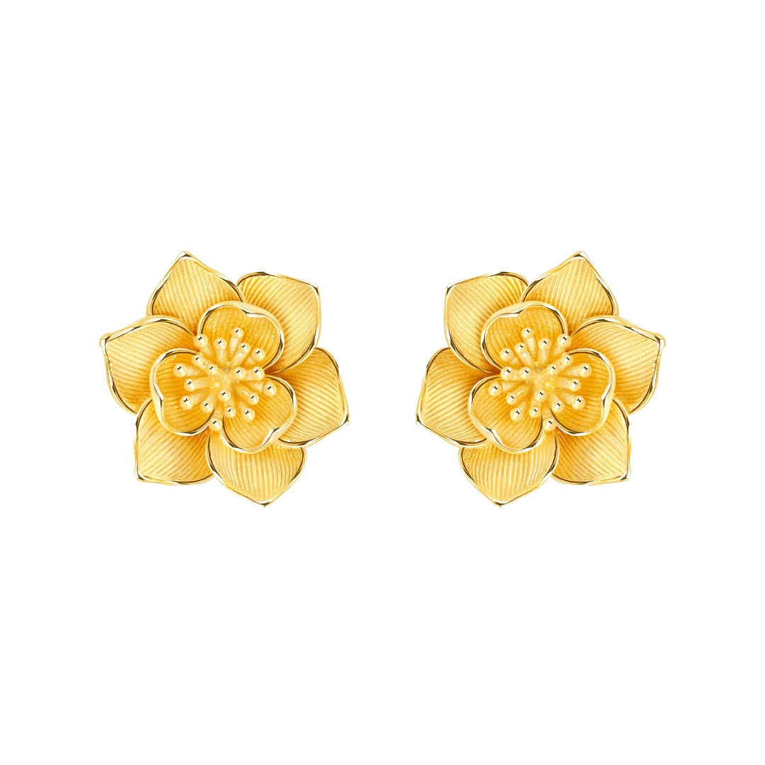 111E4130-Prima-24K-Pure-Gold-Magnolia-Earrings