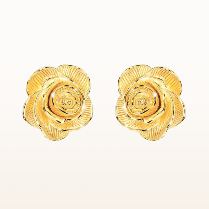 111E4140-18-Prima-24K-Pure-Gold-Rose-Earrings