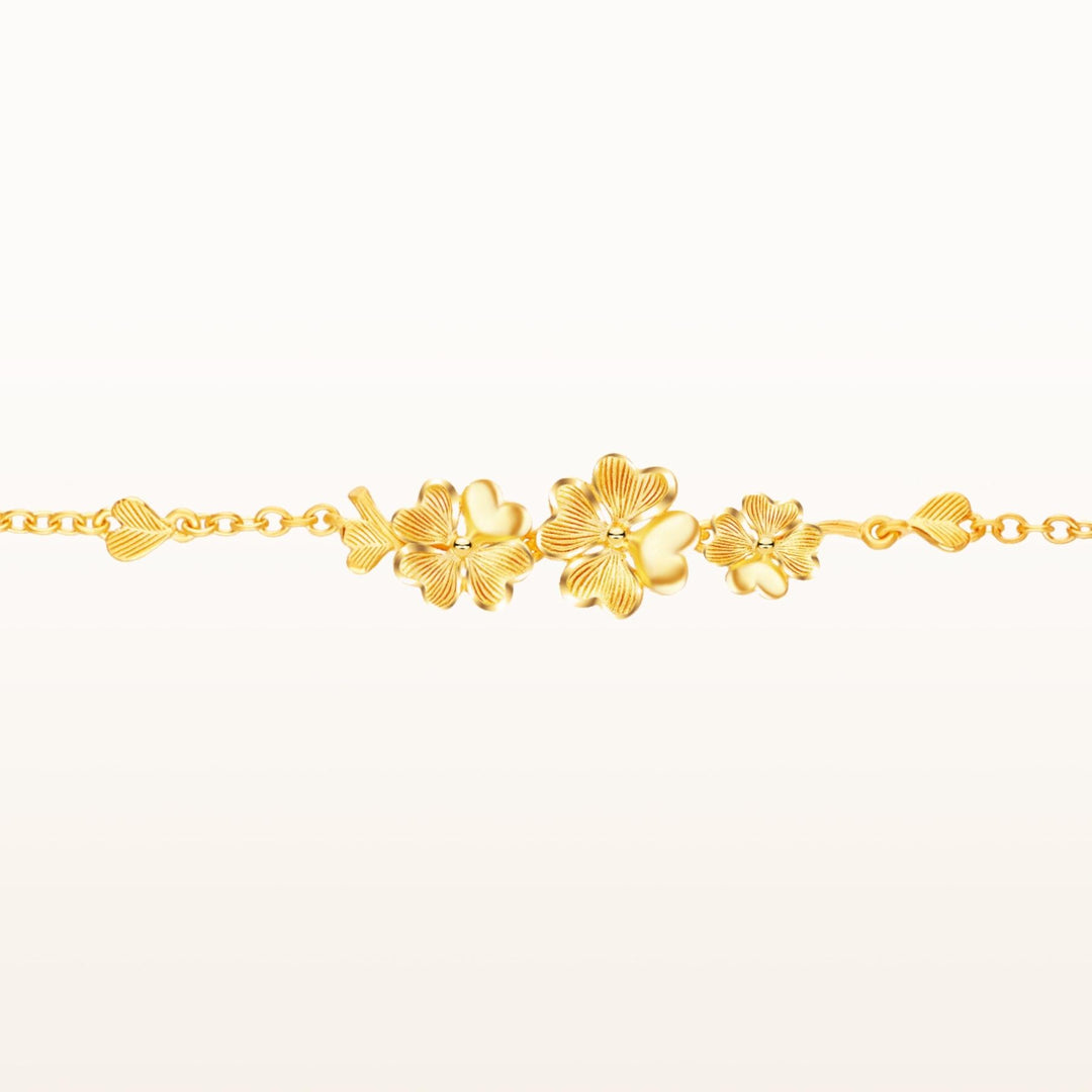 111L4356-Prima-24K-Pure-Gold-Clover-Bracelet