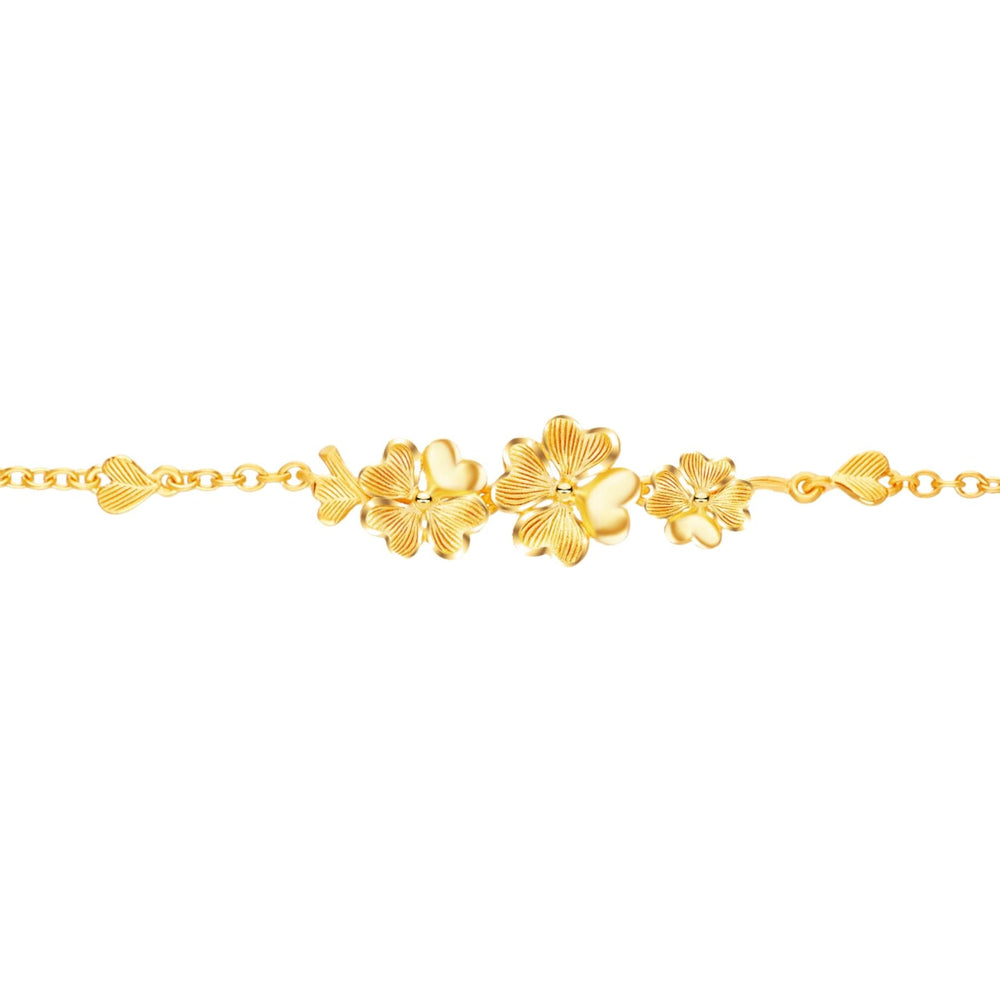 111L4356-Prima-24K-Pure-Gold-Clover-Bracelet