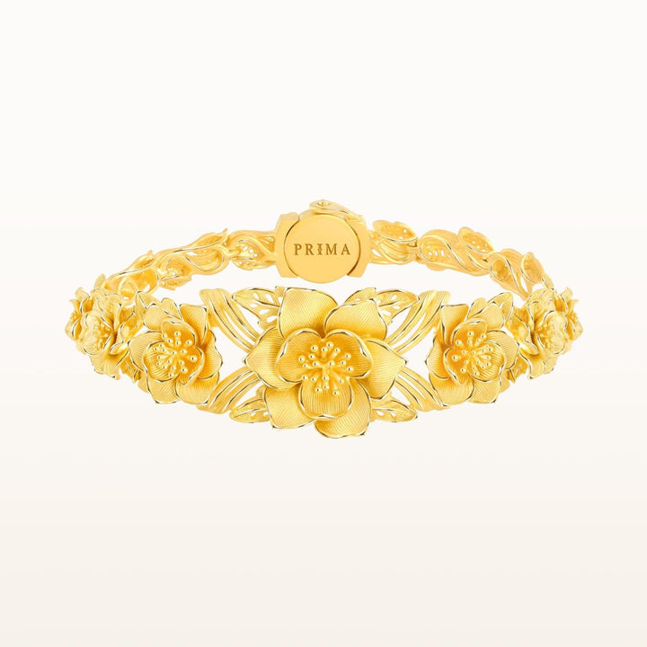 111L4445-Prima-24K-Pure-Gold-Magnolia-Bracelet