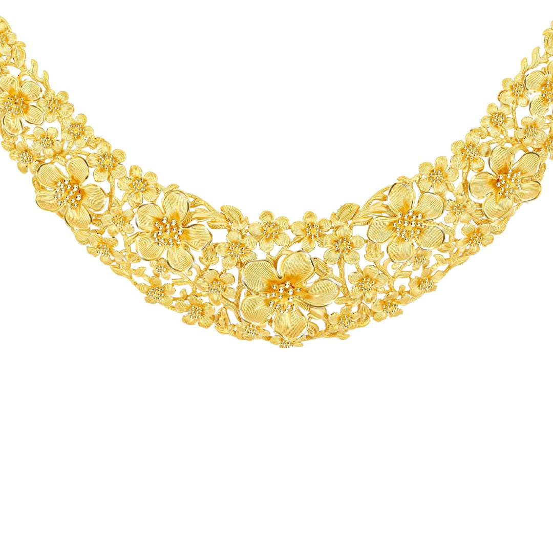 111N2970-Prima-24K-Pure-Gold-Blossom-NEcklace