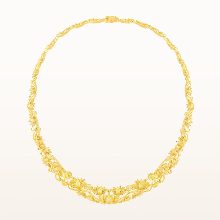 111N2974-Prima-24K-Pure-Gold-Lotus-Necklace