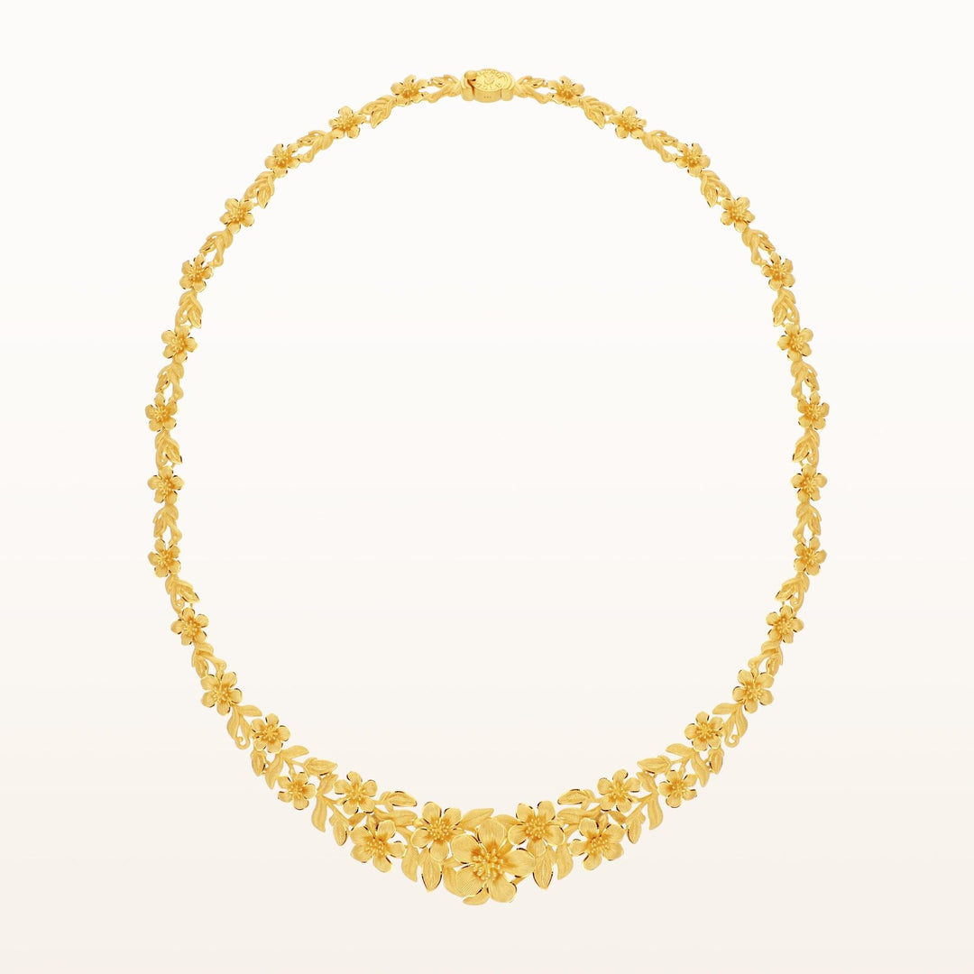 111N3001-Prima-24K-Pure-Gold-Blossom-Necklace