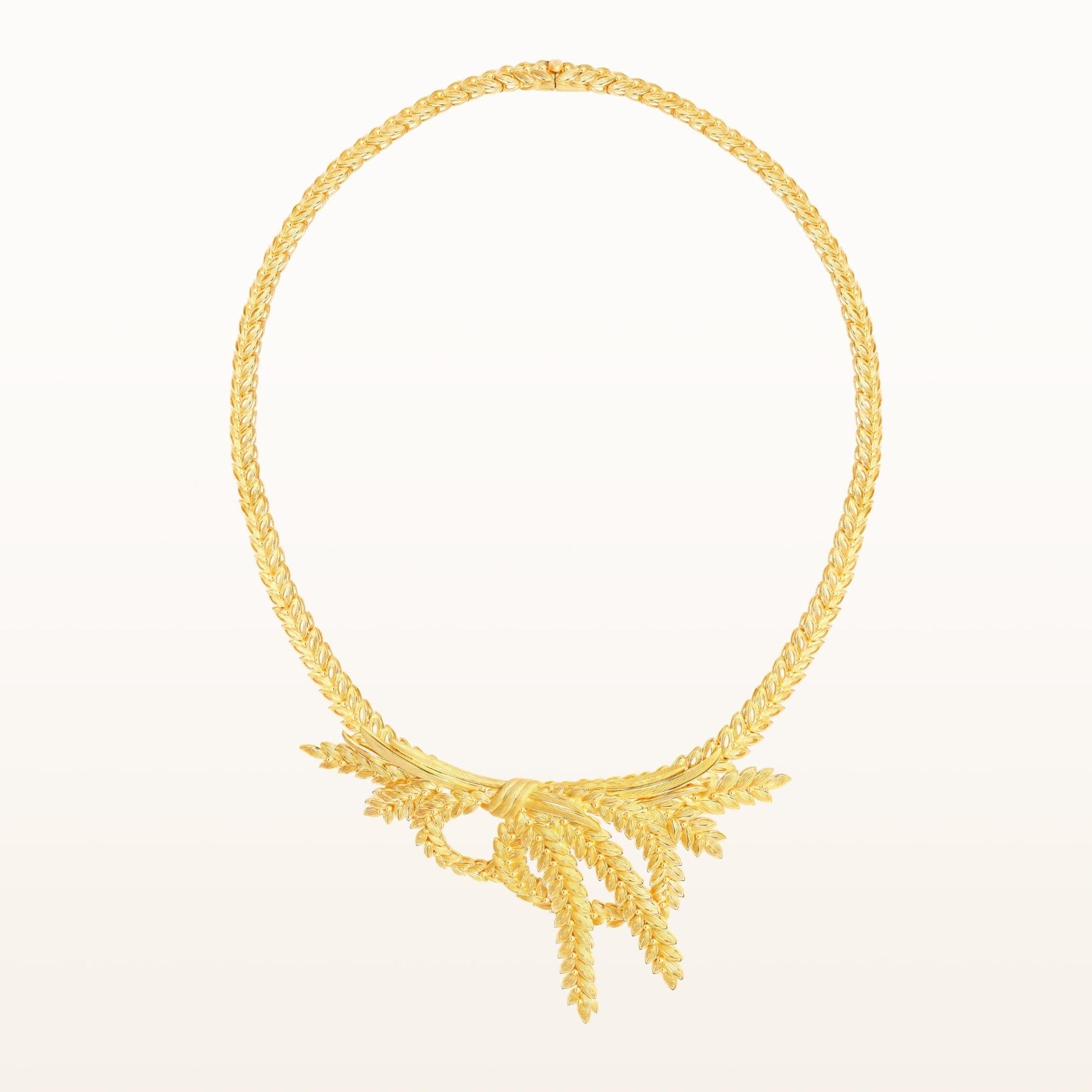 24K Pure Gold Necklace: Ruang Khaow Design – Prima Gold Official