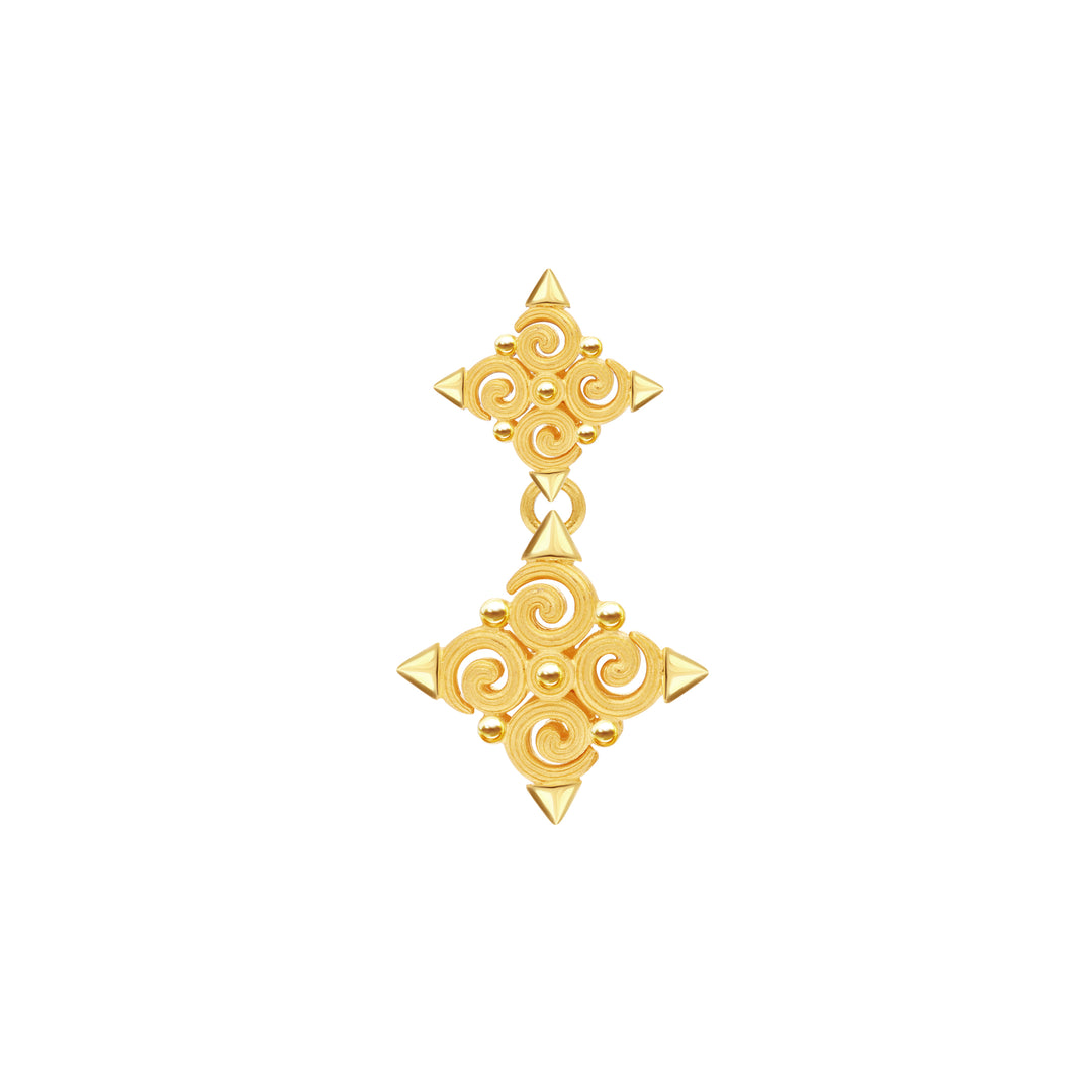 24K Pure Gold Pendant:Siam Panarai Collection