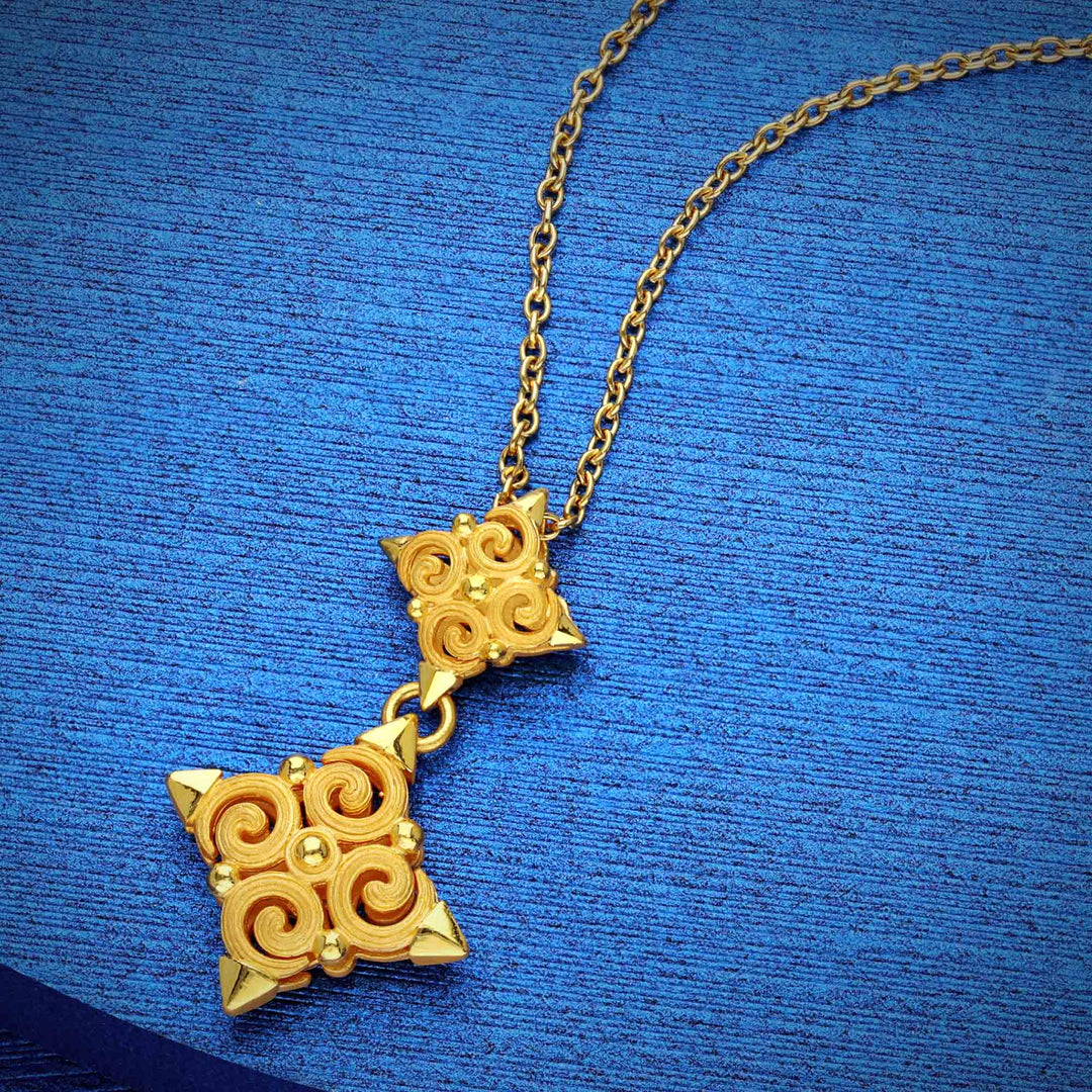 24K Pure Gold Pendant:Siam Panarai Collection