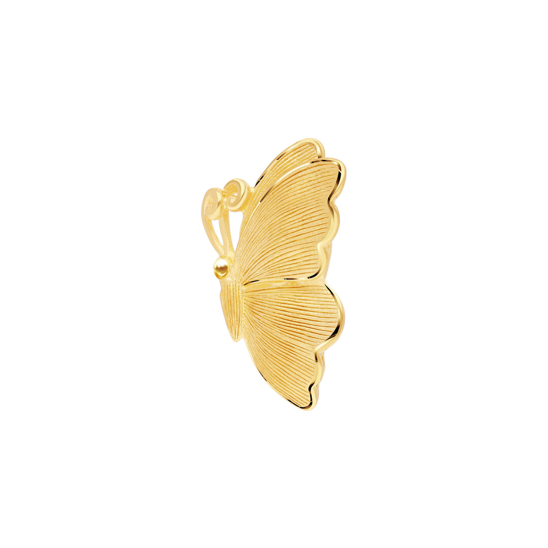 24K Pure Gold Pendant: Eden Butterfly design