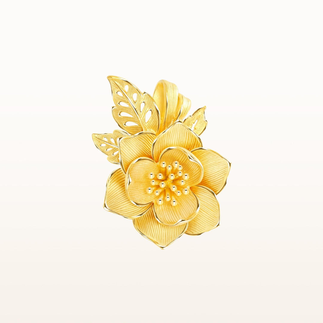 111P1944-Prima-24K-Pure-Gold-Magnolia-Pendant