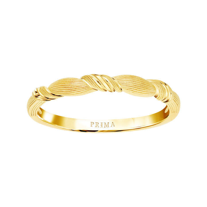 24K Pure Gold Ring : Chain Design