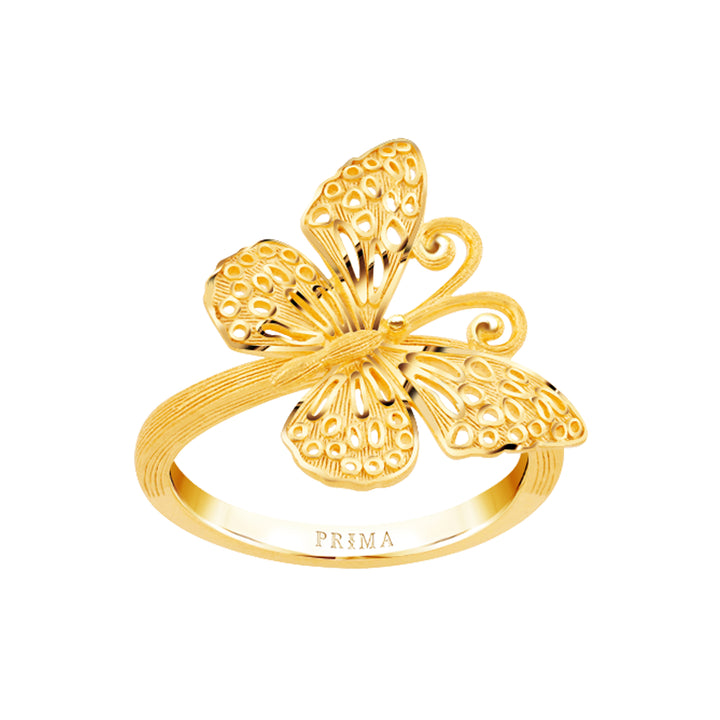 24K Pure Gold Ring : Euthalia Design