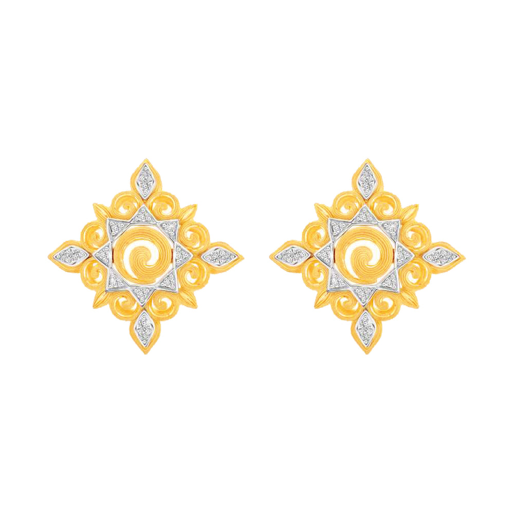 113E0079-24K-Pure-Gold-Gemstone-Siam-Panarai-Earrings