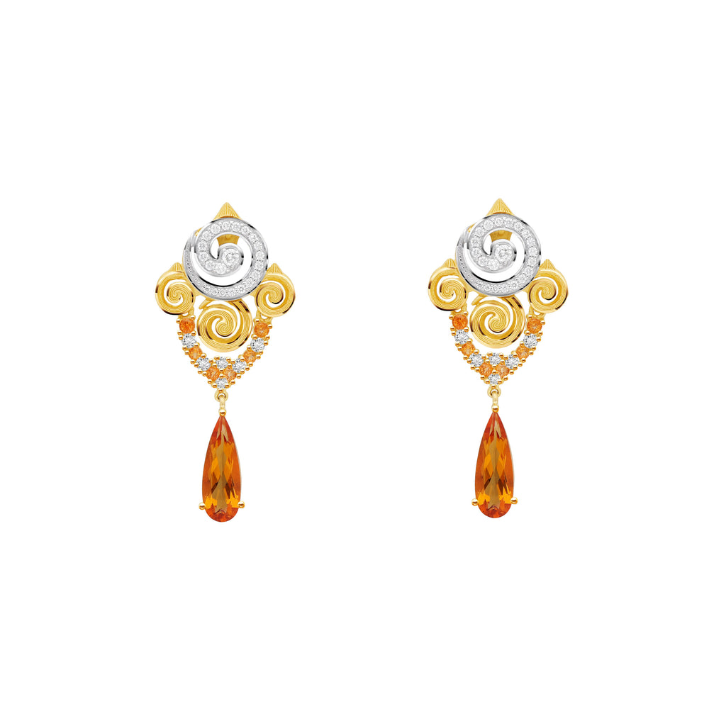 113E0088-24K-Pure-Gold-Gemstone-Siam-Panarai-Earrings