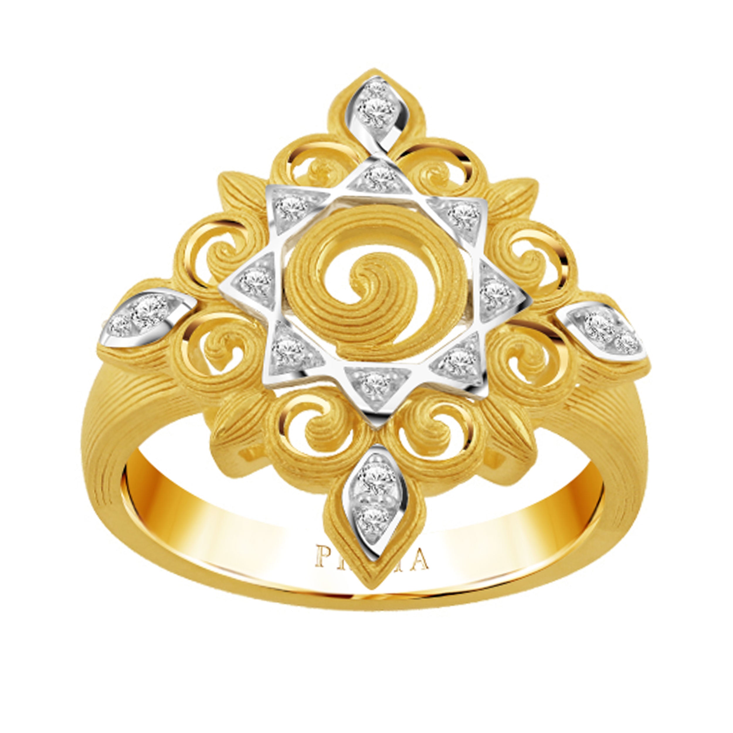 Retailer of New unique design gold ring for men | Jewelxy - 236325