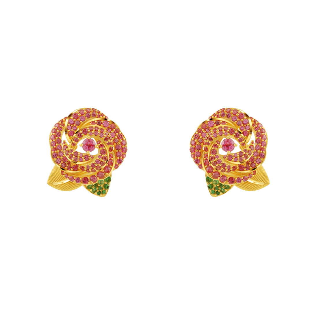 165E0521-24K-Pure-Gold-Rose-Earrings