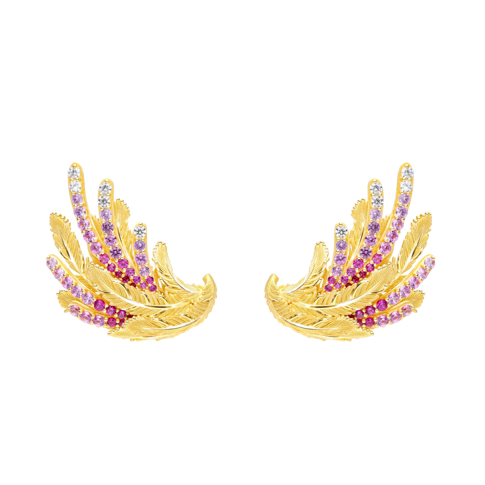 165E0909-Prima-24K-Pure-Gold-Phoenix-Earrings