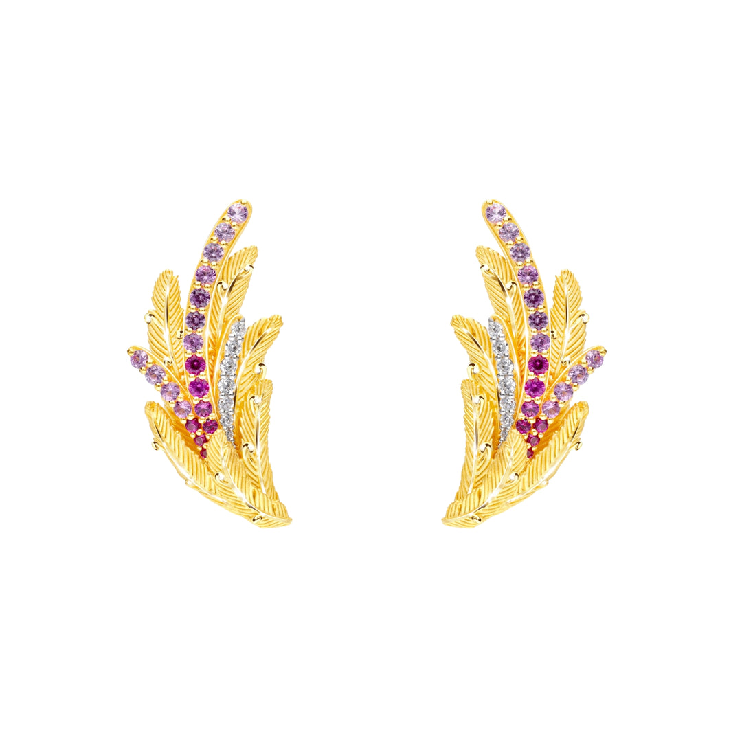 165E0910-Prima-24K-Pure-Gold-Phoenix-Earrings