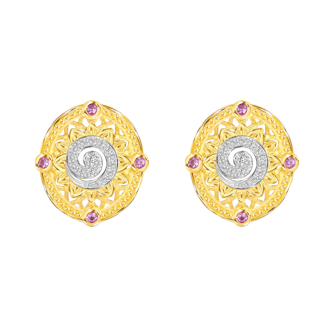 165E0923-Prima-24K-Pure-Gold-Siam-Panarai-Earring