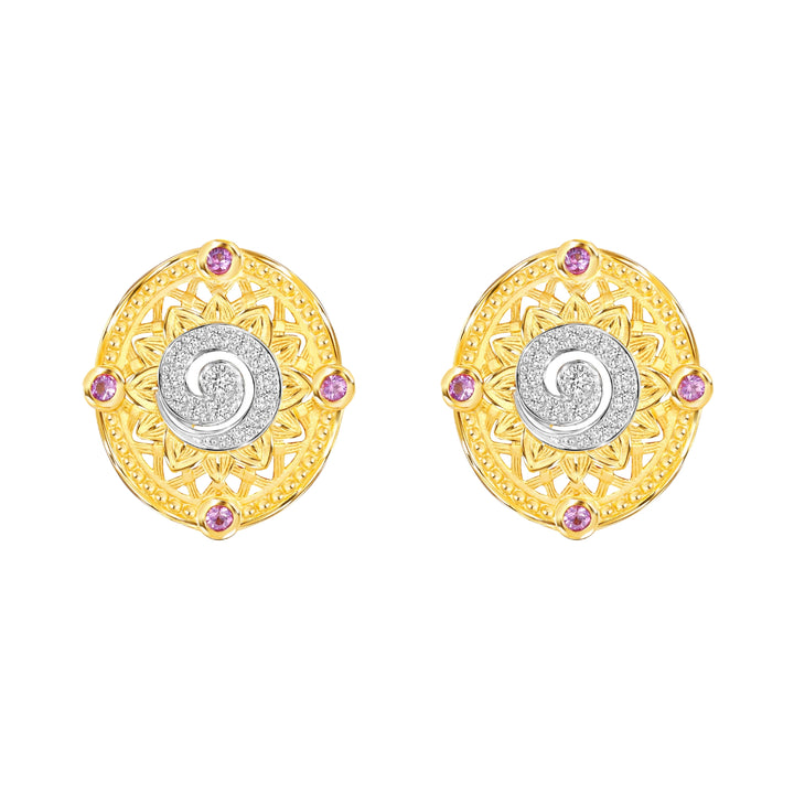 165E0923-Prima-24K-Pure-Gold-Siam-Panarai-Earring