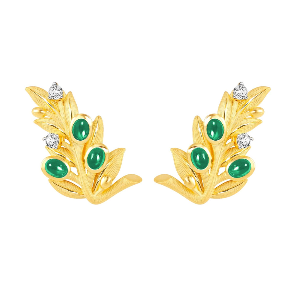 165E0940-19-Prima-24K-Pure-Gold-Olive-Earrings