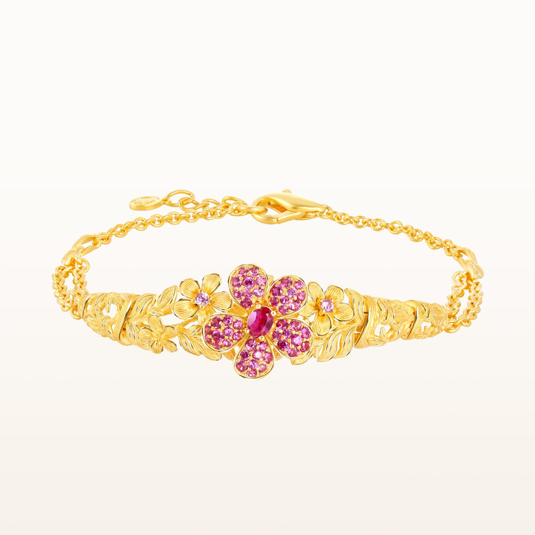 165L0497-Prima-24K-Pure-Gold-Blossom-Bracelet