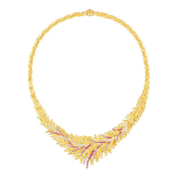 165N0535-Prima-24K-Pure-Gold-Phoenix-Necklace