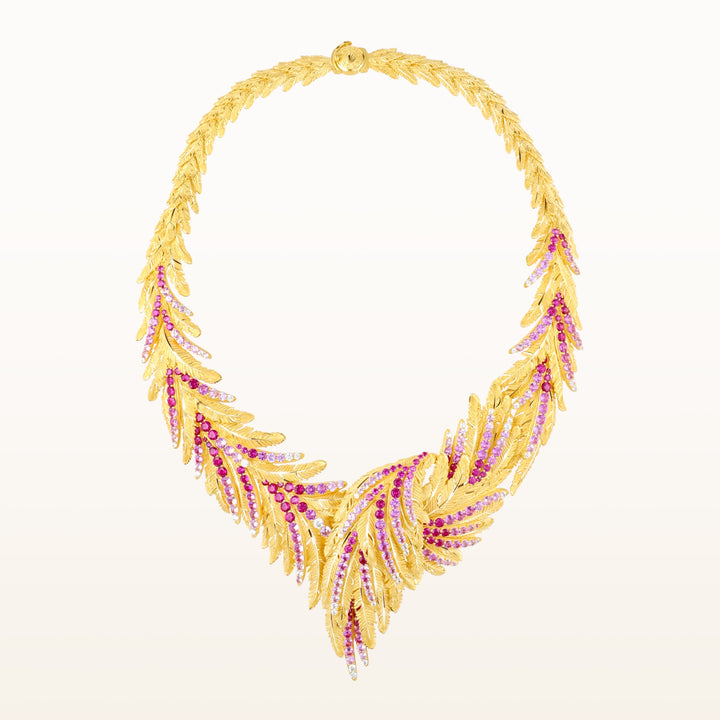 165N0555-Prima-24K-Pure-Gold-Phoenix-Necklace